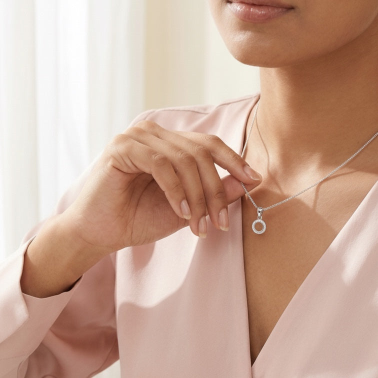 ROUND HOLLOW PENDENT