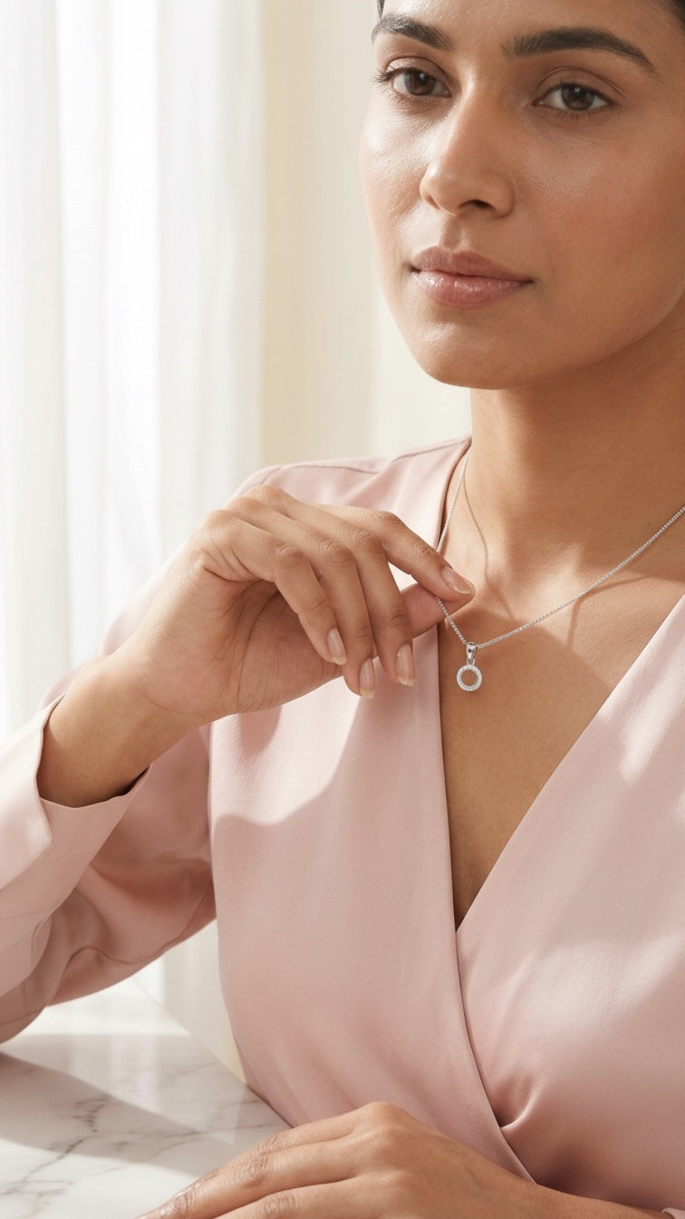 ROUND HOLLOW PENDENT