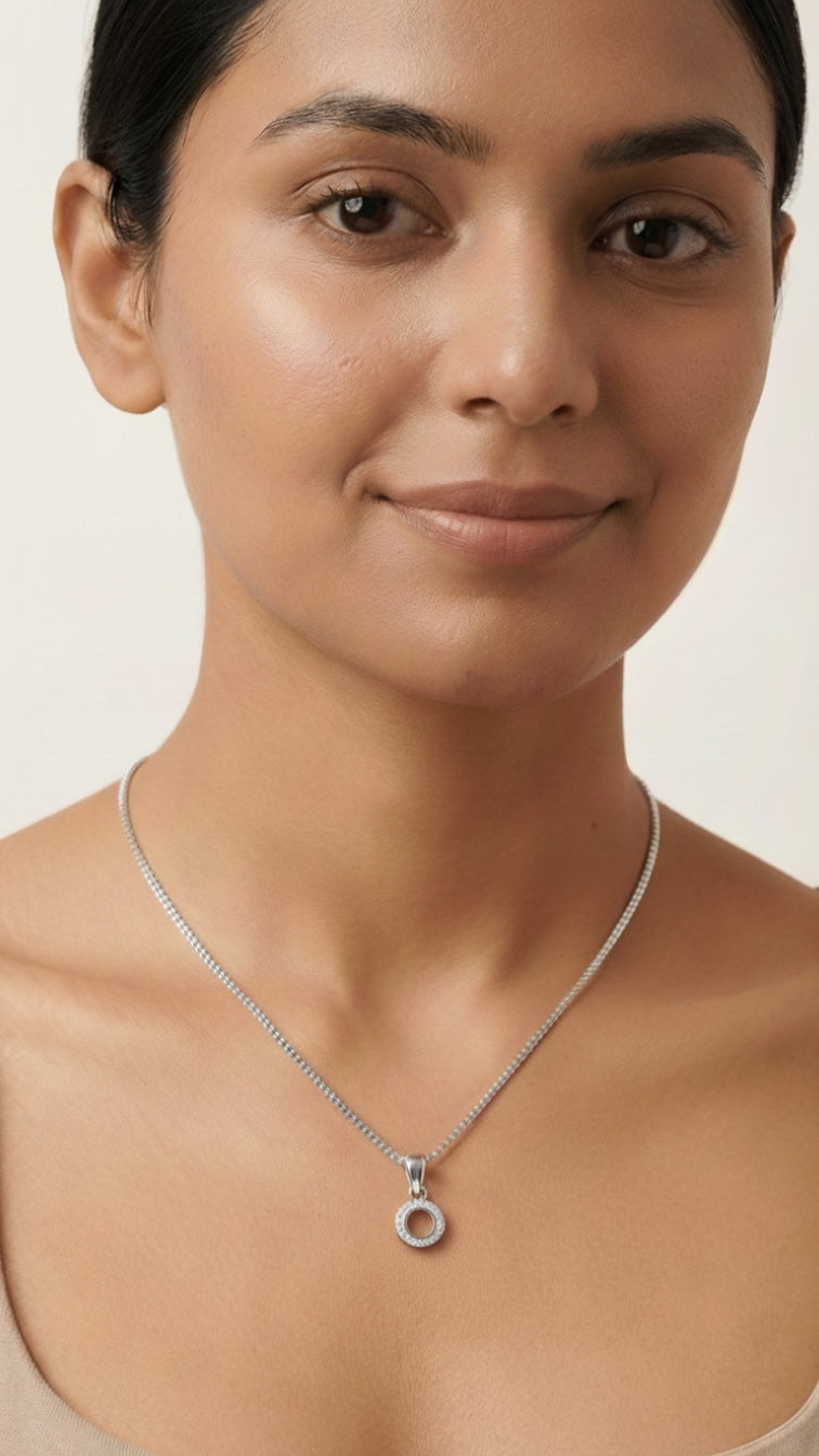 ROUND HOLLOW PENDENT