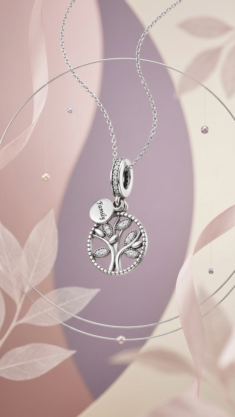 FAMILY TREE CHARM PENDENT